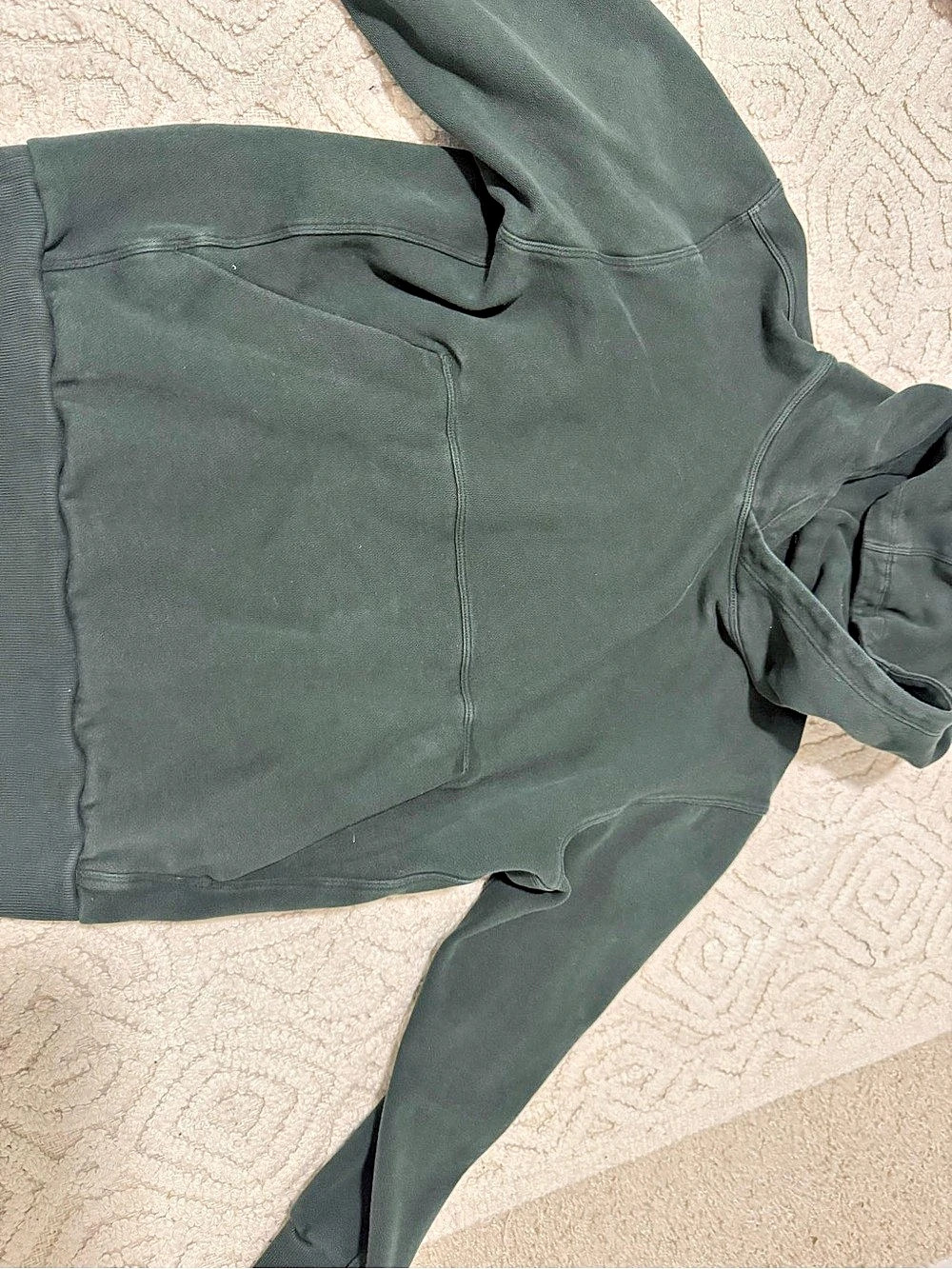 lululemon All Yours Hoodie *Fleece Green Long Sleeve Hoodie